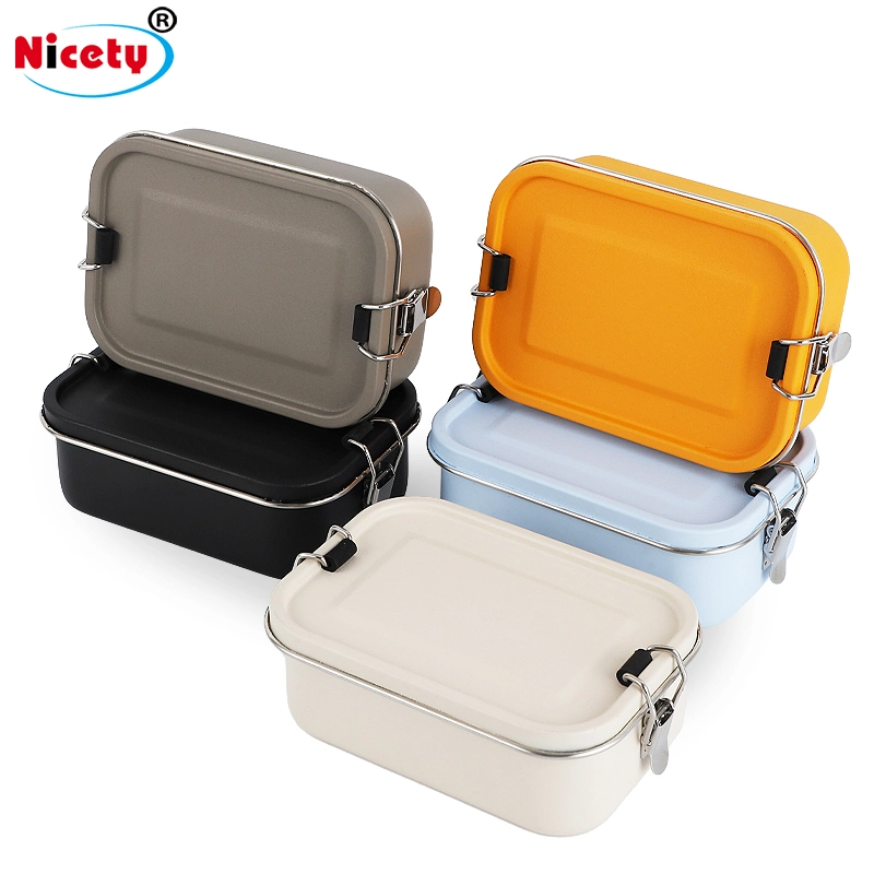 Colorful Customized Anti-Scratch Stainless Steel Leak Proof Lunch Box for Adults and Children